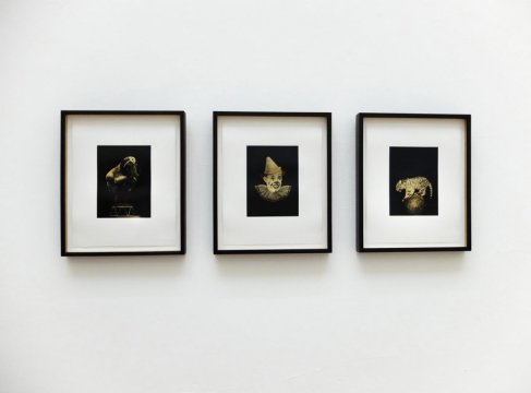 Golden Age; Elephant, Clown, Cat and Ball