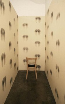 Inked Chair ( black), Bottom Wallpaper