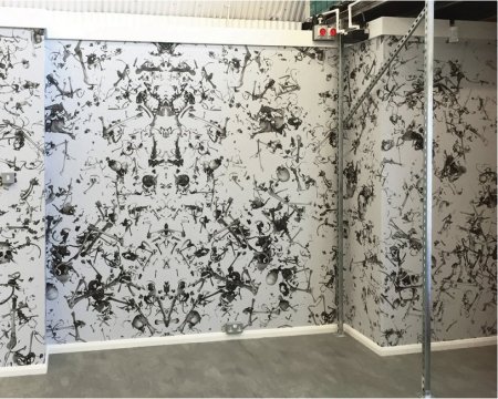 Pollock Bone Wallpaper